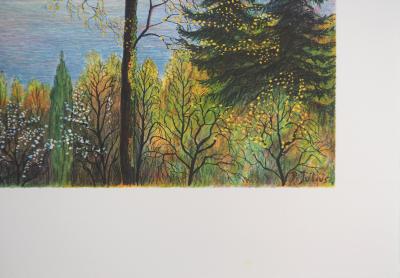 Per JULIUS : Panorama suédois - Lithographie originale signée 2
