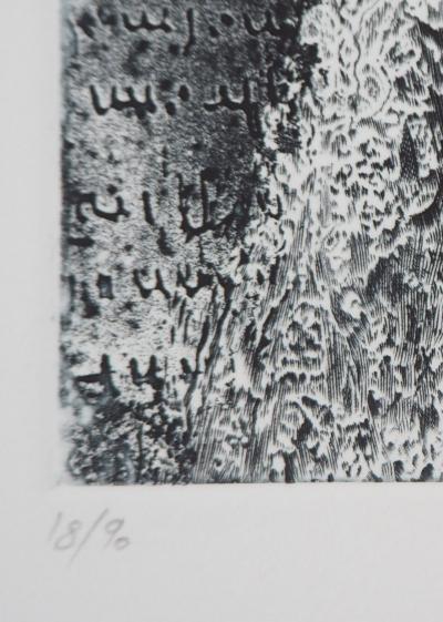 Eric ROBERT-AYME : Palimpseste giclé, 1996 - Gravure originale signée 2