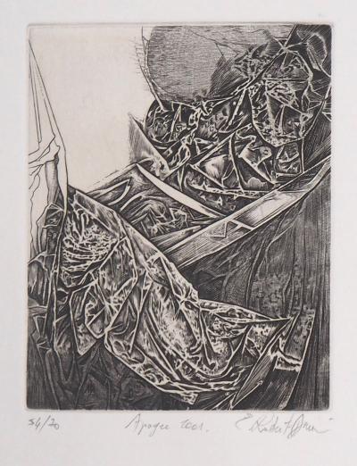 Eric ROBERT-AYME : Apogée surréaliste, 2001 - Gravure originale signée 2