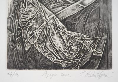 Eric ROBERT-AYME : Apogée surréaliste, 2001 - Gravure originale signée 2