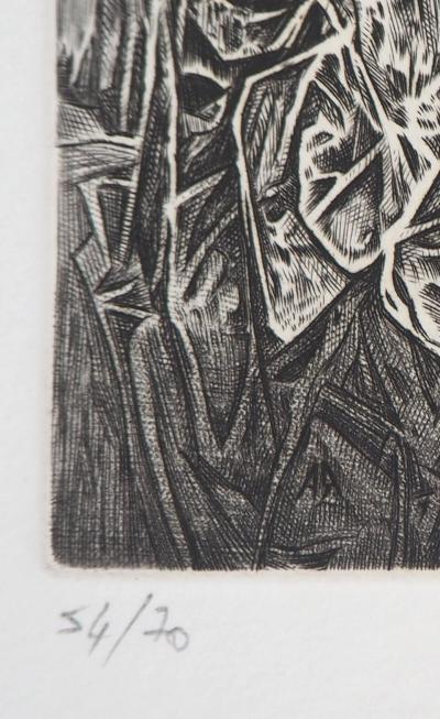Eric ROBERT-AYME : Apogée surréaliste, 2001 - Gravure originale signée 2