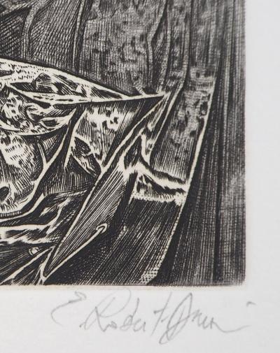 Eric ROBERT-AYME : Apogée surréaliste, 2001 - Gravure originale signée 2