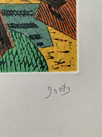 Henri GOETZ - Jaune - Circa 1970 - Gravure 2