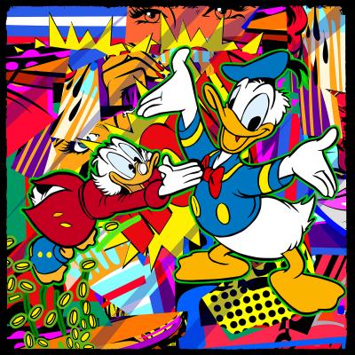 Agent X - Never Duck Family Fortune - Digigraphie signée 2