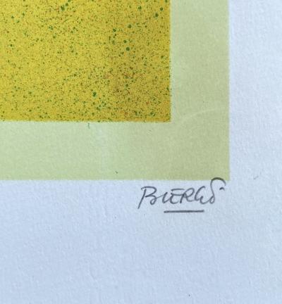 Roland BIERGE - Composition, 1975 - Lithographie originale signée au crayon 2