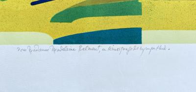 Roland BIERGE - Composition, 1975 - Lithographie originale signée au crayon 2