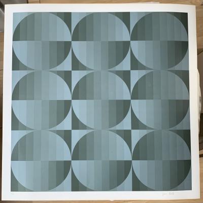 Jim BIRD - Tribute to Vasarely 4, 1972 - Photolithographie 2