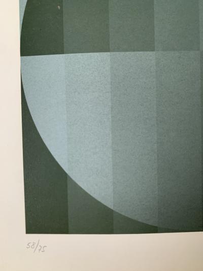 Jim BIRD - Tribute to Vasarely 4, 1972 - Photolithographie 2