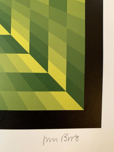 Jim BIRD - Tribute to Vasarely 16, 1972 - Photolithographie 2