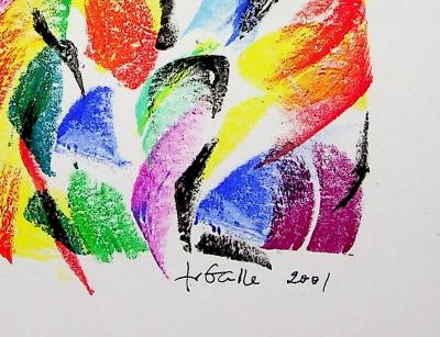 Françoise GALLE - Transcendance abstraite, 2001 : Technique mixte 2