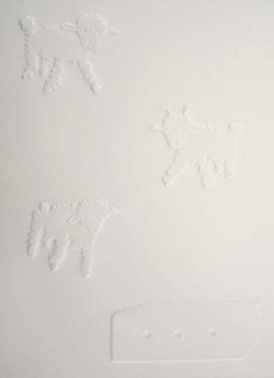 Antoine DE SAINT-EXUPERY : Dessine-moi un mouton - Gravure sur bois 2
