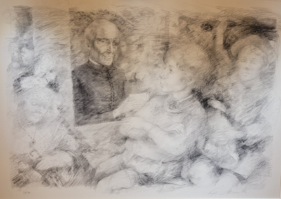 Lucien-Philippe MORETTI - Monochrome, 1980 - Lithographie signée au crayon 2