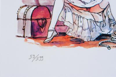 Milo MANARA : La passagère clandestine - Impression signée au crayon 2