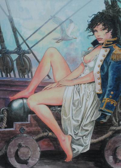 Milo MANARA  - L’uniforme, 2018 - Impression signée au crayon 2