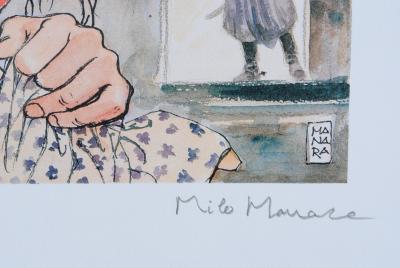 Milo MANARA : La prisonnière - Impression signée au crayon, El gaucho, Edition limitée 2018 2