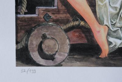 Milo MANARA  - L’uniforme, 2018 - Impression signée au crayon 2