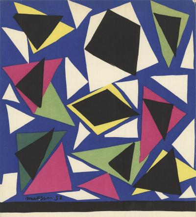 Henri MATISSE - L'Escargot, 1952 - Lithographie 2