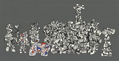 Jean DUBUFFET - Le Libre Echange, 1974 - Sérigraphie 2
