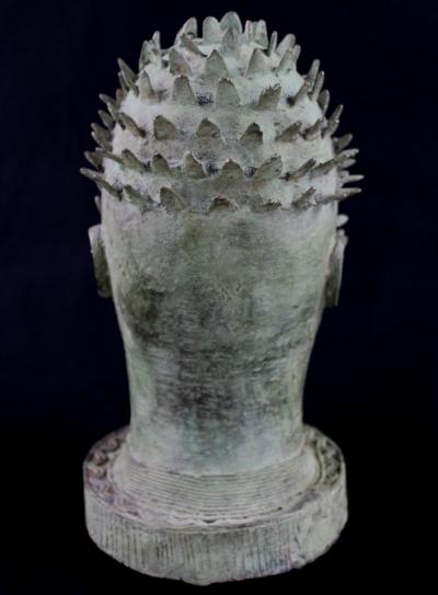 Nigéria - Tête commémorative Oba Bronze Ife - Bini Edo 2