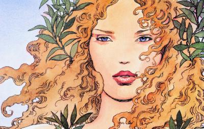 Milo MANARA : la prêtresse - Impression signée au crayon 2