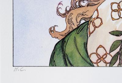 Milo MANARA : la prêtresse - Impression signée au crayon 2