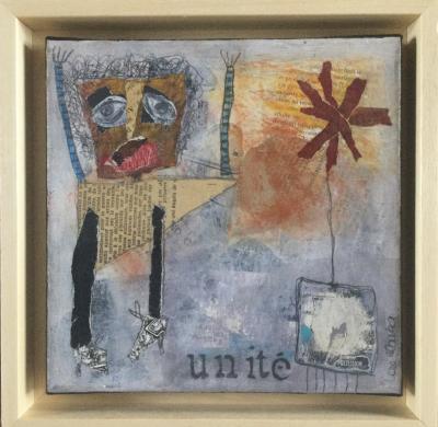 Lae HASKA - Unité, 2008 - Technique mixte sur toile signée 2
