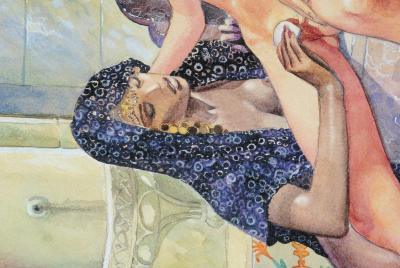 Milo MANARA : La Toilette -  Impression signée au crayon 2