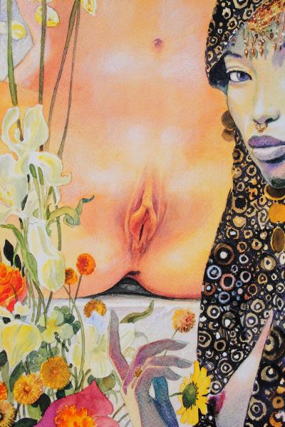 Milo MANARA : Fétichisme féminin - Impression signée au crayon 2