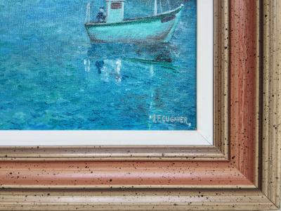 Jean-François CUGNIER - Concarneau , 1986 - Huile sur toile signée 2