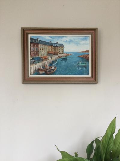 Jean-François CUGNIER - Concarneau , 1986 - Huile sur toile signée 2