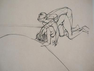 Hans BELLMER - L’érotisme du couple, 1973, Gravure signée et numérotée 2