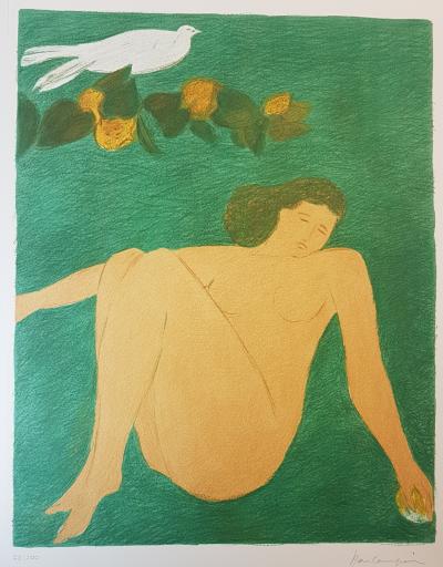 Pierre BONCOMPAIN - Les nourritures terrestres, 1990 - Lithographie signée au crayon 2