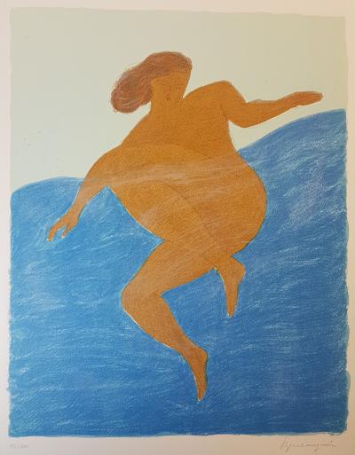 Pierre BONCOMPAIN - Les nourritures terrestres, 1990 - Lithographie signée au crayon 2