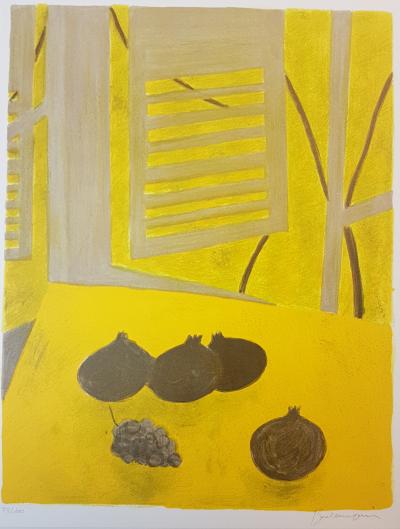 Pierre BONCOMPAIN - Les nourritures terrestres, 1990 - Hand signed lithograph 2