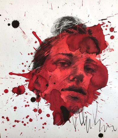 Philippe PASQUA - Sans titre, 2010 - Technique mixte sur papier 2
