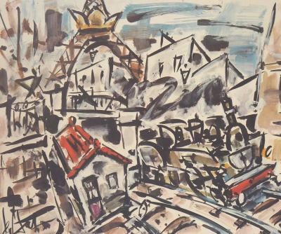 Gen PAUL : Tour Eiffel, 1975 - Estampe originale signée 2