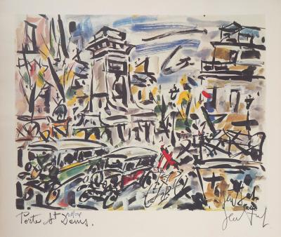 Gen PAUL : Porte de Saint-Denis, 1975 - Estampe originale signée 2