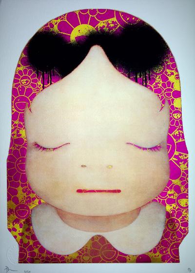 Death NYC - Nara-Murakami girl, 2020  - Sérigraphie originale signée 2