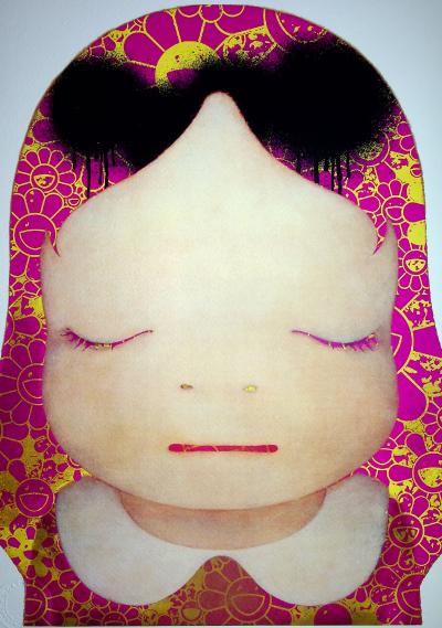 Death NYC - Nara-Murakami girl, 2020  - Sérigraphie originale signée 2