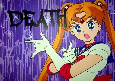 Death NYC - Sailor Moon LV, 2020  - Sérigraphie originale signée 2