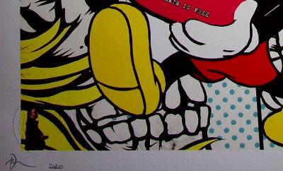 Death NYC - Roy Lichtenstein: Death, 2020  - Sérigraphie originale signée 2