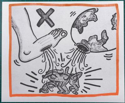 Keith HARING - Untitled, 1990 - Original lithograph 2