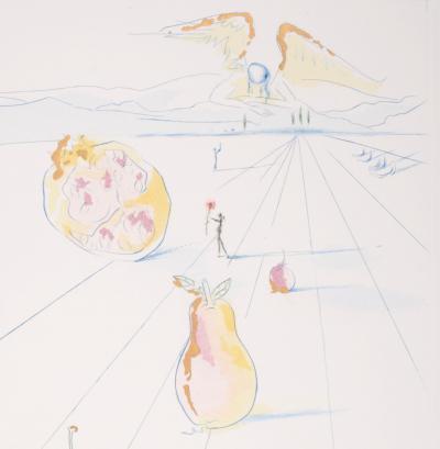 Salvador DALI - Cantique des Cantiques: Les Fruits de la vallée, 1971 - Gravure originale signée à la main 2