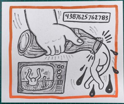 Keith HARING - Untitled, 1990 - Original lithograph 2