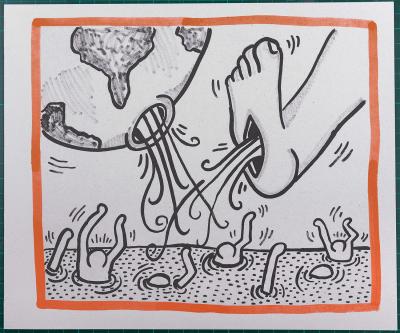 Keith HARING - Untitled, 1990 - Original lithograph 2