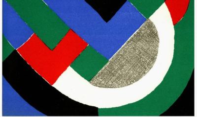 Sonia DELAUNAY - Composición para el siglo XX, 1969 - Litografía original 2