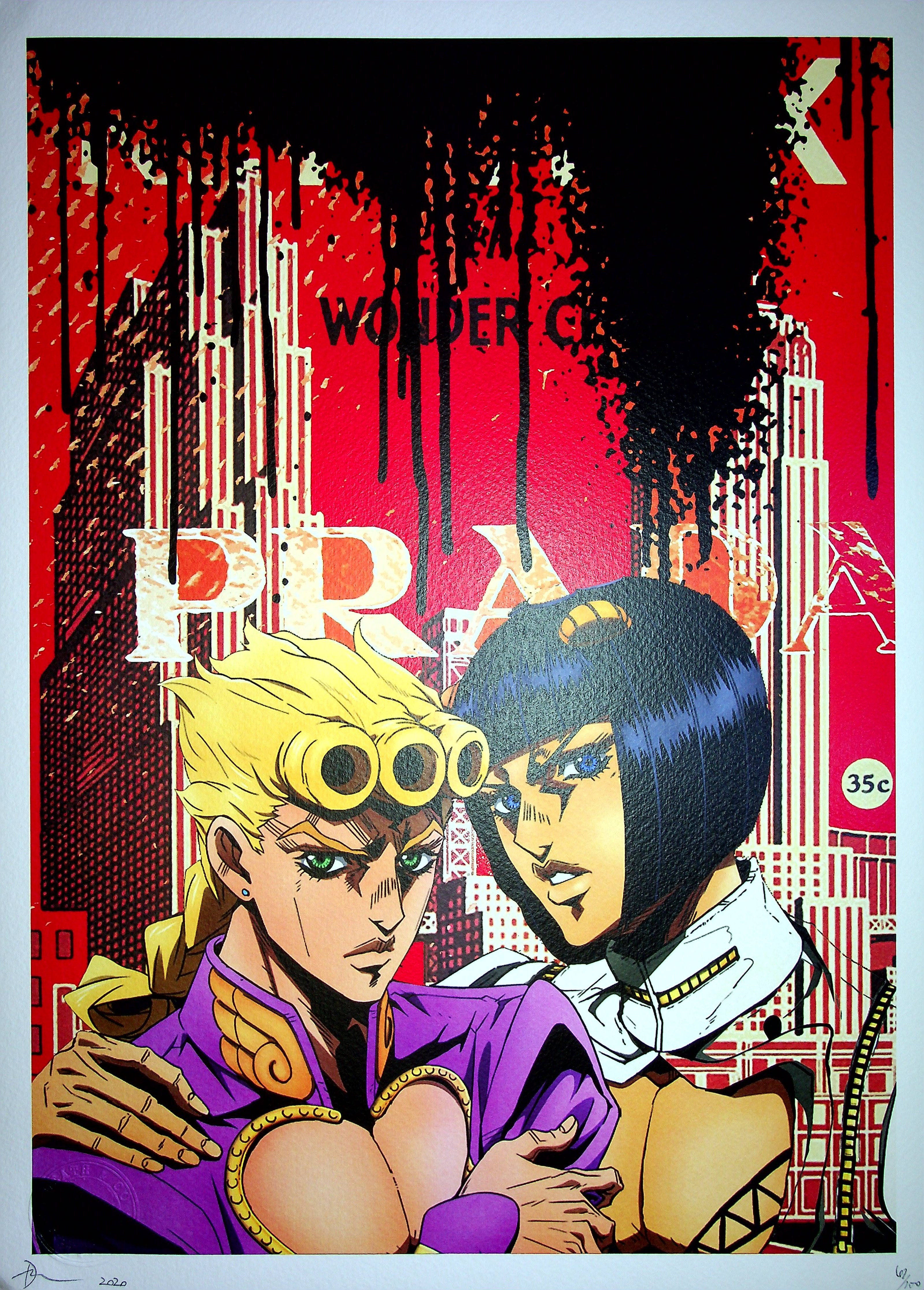 death nyc 額装 アートポスター トランプ大統領 OBEY
