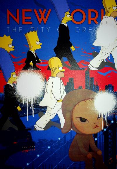 Death NYC: The city of dreams, 2020  - Sérigraphie originale signée 2