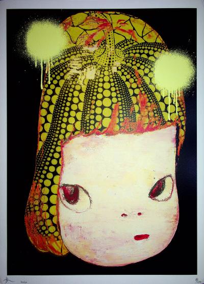 Death NYC - Little pumpkin girl, 2020  - Sérigraphie originale signée 2