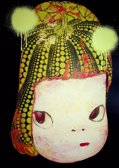 Death NYC - Little pumpkin girl, 2020  - Sérigraphie originale signée 2